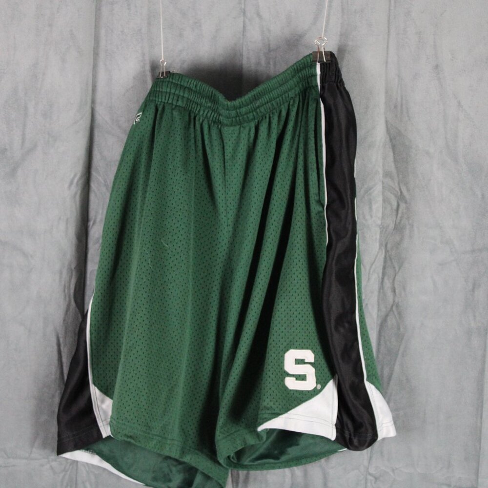 Michigan State Spartans Shorts (VTG) - Basketball Short by Colosseum - Men's 2XL